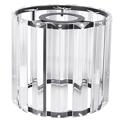 NOLITOY Pantalla Cristal Clara y Pared Cubierta de Creativa Decoración Elegante Compatible con Diversas Lámparas Material Duradero