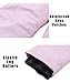 LUCKYLUAN Girls 2 Piece Snowsuit Windproof Warm Insulated Ski Jacket & Pants 10-12 Years Tie Dye Pink