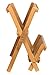Sagler Wooden Dish Rack Plate Rack Collapsible Compact Dish Drying Rack Bamboo Dish Drainer
