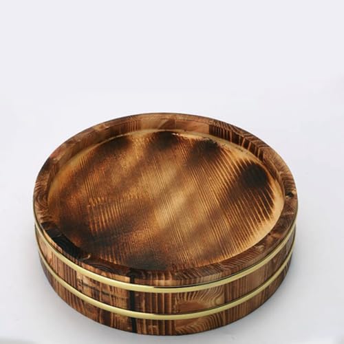 Plato Mixto de Sushi y Arroz 24cm de Madera Carbonizada miniatura 4