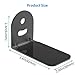 PlusAcc Universal Soundbar Brackets Mount Compatible with Bose, Samsung, JBL, Sonos, Yamaha, LG, Majority, SAKOBS and More Sound Bar Wall Mounts Bracket Kit Mounting Holder (Black)