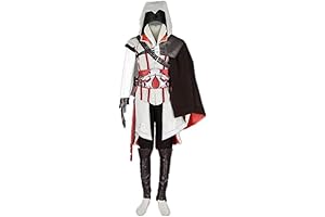 Ezio Auditore da Firenze Cosplay Costume Outfit Adult Halloween Carnival