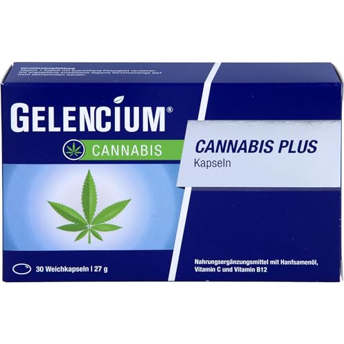 Gelencium Cannabis plus Kapseln zur Entspannung 30 St. Kapseln