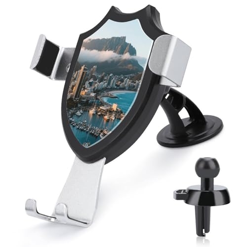 TESBNDDJ Foldable Cell Phone Holder Adjustable Angle Height Phone Stand for Desk Universal Portable Phone Holder Cape Town City View Desktop Cellphone Stand for All Smartphone