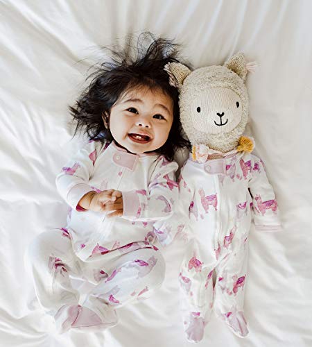 Image of Burt's Bees Baby unisex-baby Sleep & Play, Organic One-piece Romper-jumpsuit Pj, Zip Front Footed Pajama