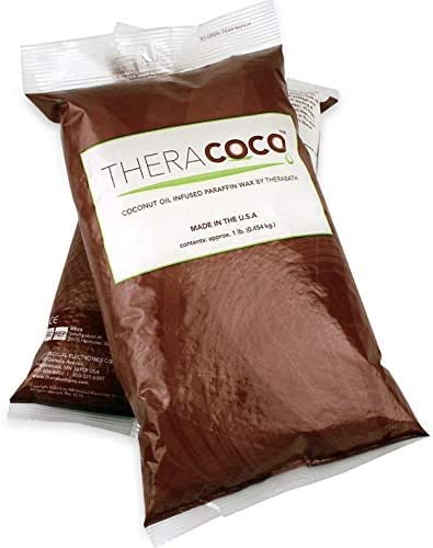 Therabath Theracoco Paraffin Wax Refills - Wax Beads - Use To Relieve Arthritis Discomfort And Stiff Muscles - Moisturizing Paraffin Wax With Coconut Oil - Clearly Coconut, 4 Lbs - Made In Usa #TOP25