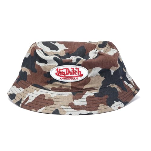 Von Dutch Bob en coton noir chapeau bob classique streetwear