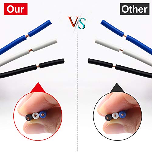 Headlight Socket H4 Wiring Harness 9003 Headlight Plug 14Awg Ceramic H4 9003 Connector For Headlight Fog Light Retrofit (1Pair) #TOP1