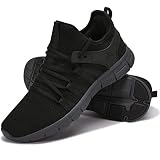 INZCOU Running Shoes Lightweight Tennis Shoes Non Slip Gym Workout Shoes Breathable Mesh Walking Sneakers
