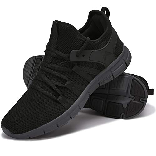 Image of INZCOU Running Shoes Lightweight Tennis Shoes Non Slip Gym Workout Shoes Breathable Mesh Walking Sneakers