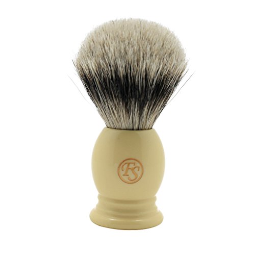 24Mm Density Silvertip Badger Hair Shaving Brush By Frank Shaving Free Drip Stand #TOP10