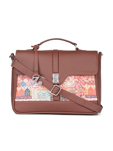 Image of ZOUK | Women's Vegan Leather | Stylish Handbag with Adjustable Strap, Top Handle |