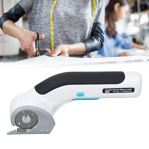 Tesoura Elétrica Sem Fio, Mini Tesoura Elétrica de 320 Rpm Com Interruptor de Trava Segura Ferrament