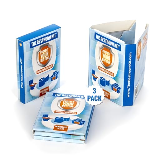 Image of The Restroom Kit, 3 Pack Portable Disposable Oversized Toilet Seat Cover