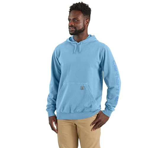 Carhartt Men's Relaxed Fit Midweight Garment Dyed French Terry Graphic Sweatshirt