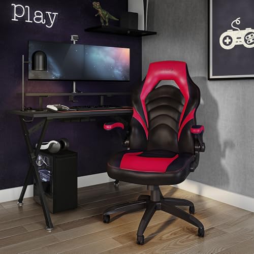Image of STAPLES Emerge Vortex Gaming Chair, Ergonomic, Adjustable Height, Swivel, Black