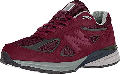 New Balance Mens 990V4 2E Burgundy Size 