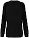 Long Sleeve Sweaters for Women Fashion Crewneck Shirtshoodies Pullover Sweatshirts Casual Fall Outfits with Pocket (Black,X-Large)