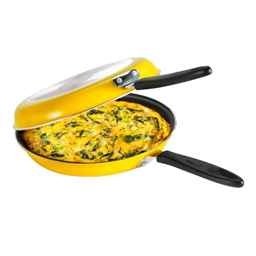 Padella Doppia Per Frittata VIFER - Antiaderente In Ceramica Per Pancake E Tortillas | Diametro 19.3cm - Foto 8