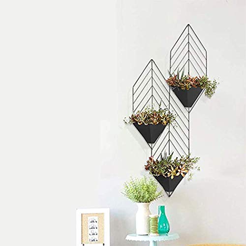 JDJFDKSFH Flower Stand Wallmounted Flower Racks With 3 Tiers