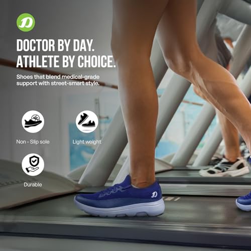 Image of DOCTOR EXTRA SOFT Men's Lightweight Sports Shoes Memory Foam Cushioned Insole | Running Walking Gym Training Jogging Athletics | Comfortable & Stylish| Casual Slipon Sneaker Gent's Boy's DR-2006