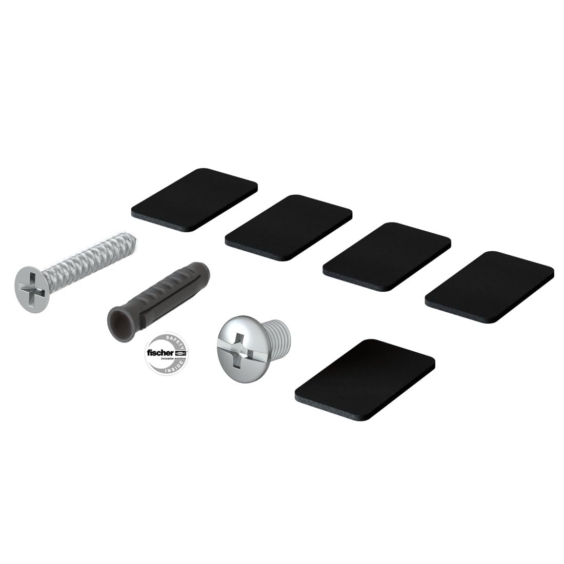 Hama Uchwyt ścienny do Apple TV HD (4. generacji)/4K (1./2./3. generacji), magnetyczny (do montażu Apple TV Box na ścianie lub telewizorze, z kołkami rozporowymi i śrubami VESA) czarny