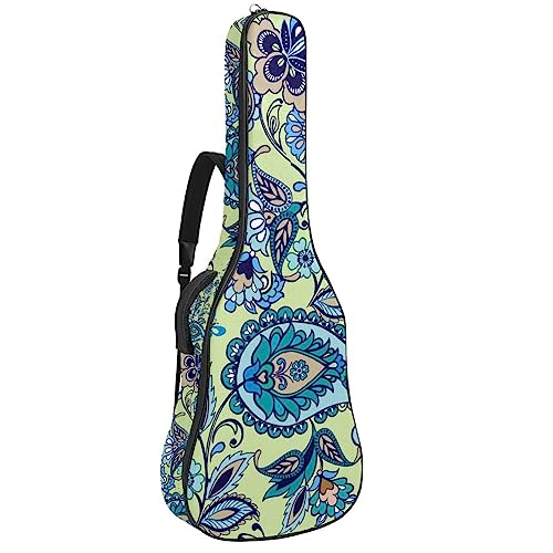 Housse pour guitare acoustique – Motif papillon tropical – Housse bleue pour guitare grand format, Multicolore 5., 42.9×16.9×4.7 in, Motif imprimé tendance - Les Beatles, Paul McCartney, John Lennon, RIngo Starr, George Harrison Housse pour guitare acoustique – Motif papillon tropical – Housse bleue pour guitare grand format, Multicolore 5., 42.9x16.9x4.7 in, Motif imprimé tendance