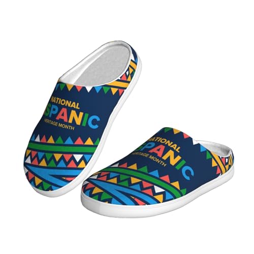 National Hispanic Heritage Month 2022 Adult Cotton Slippers Home House Indoor Shoes2