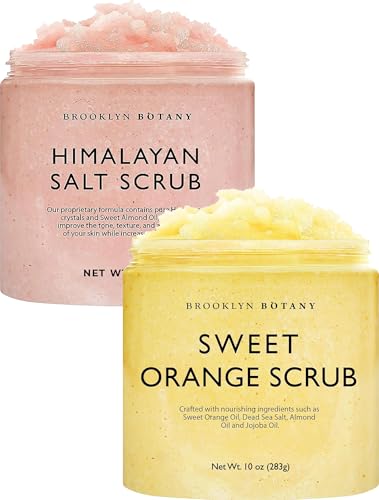 Brooklyn Botany Himalayan Salt & Sweet Orange Body Scrub Set – Ex...