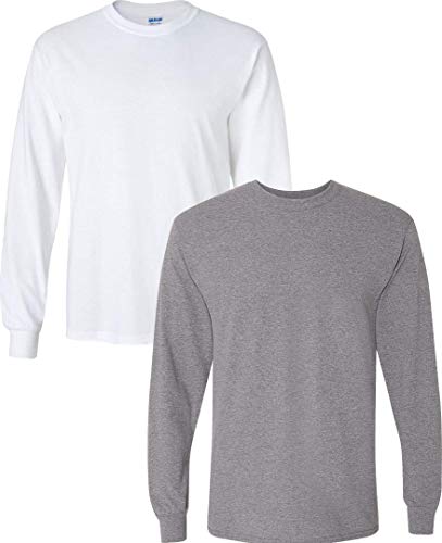 Image of Gildan Men's Ultra Cotton Long Sleeve T-shirt, Style G2400