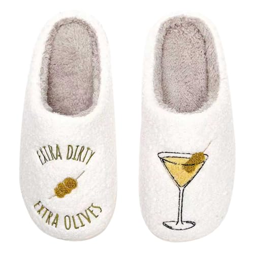 Image of Cute Animal Slippers for Women Man Cartoon Animal Slippers for Woman Fuzzy Memory Foam Winter Warm Fluffy Shoes
