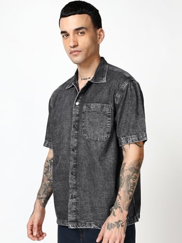 Chemise délavée ample en coton pour éviter la chaleur - 3