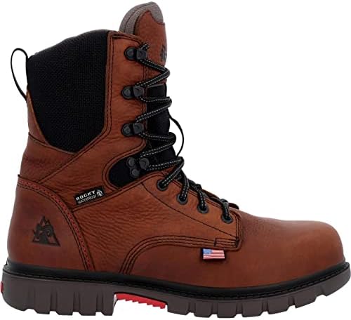 ROCKY Worksmart 8" Waterproof Composite Toe Work Boot Size 9(M) | Image 6