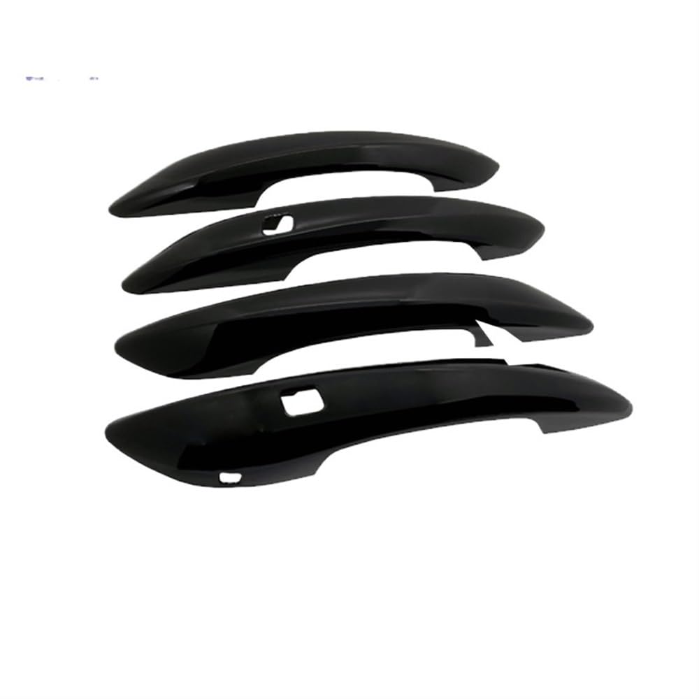 Mlhoghigd Blcak 4Pcs Door Handle Car Outer Door Handle Cover Trim For For Elantra For Avante For Cn7 2021-2024 Decoration Exterior Accessories