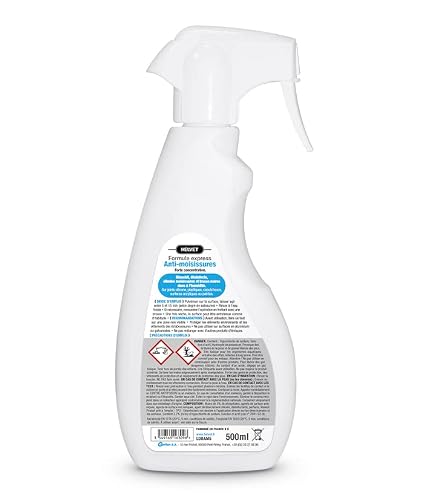 Nettoyant Anti Moisissures Salle de Bains Helvet – Formule Express avec une Forte Concentration – Blanchit Nettoie et Désinfecte – 500 mL- l'emballage de l'article peut varier – vue 2