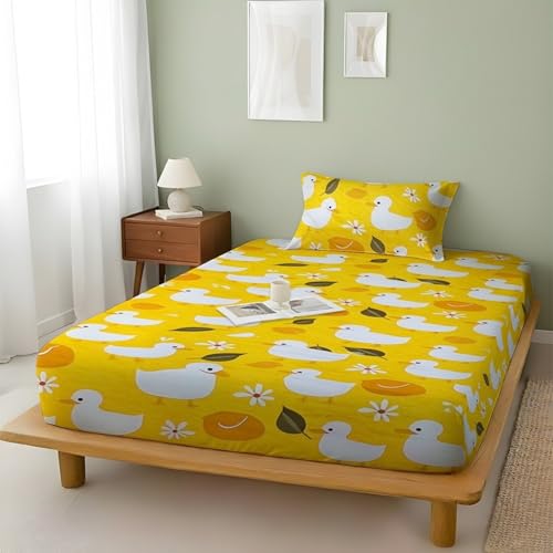 Image of Weave & Decor Kids Dedsheets Single Bed 60x90 Inches with 1 Pillow Cover 20x30 inch, Cotton Blend, Soft & Lightweight.