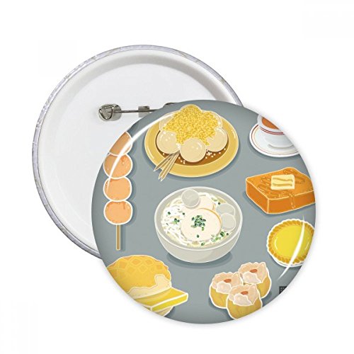 Hong Kong Cuisine pins alimentaires en coffret de 5 pièces comme cadeau original