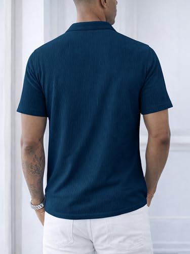 Image of Nobel Monk Men's Solid Casual Shirt |Half Sleeve | Regular Fit |Stylish Shirt for Men