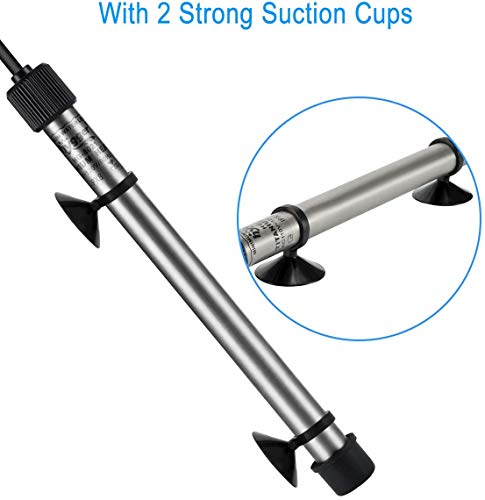 Image of hygger 802 Aquarium Titanium Heater Rod Fish Tank Heating Element Replacement Heater Tube (Controller Excluded) 500W