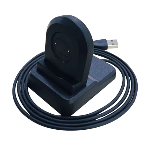 Plastic Charging Stand 39.37in Durable USB Charger 5V/1A Black Charging Dock for Huawei Watch