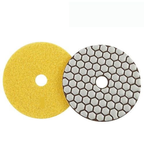XiaQinn 1pc Diamond Dry Polishing Pad 50-3000 Grit Sanding Disc for Polishing Marble Granite Glass Grinding Flexible Abrasive Tool(3inch,500Grit)
