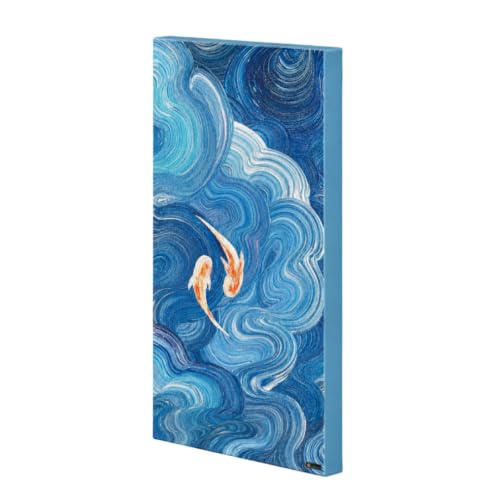 Image of Timber Acoustics Printed Acoustic Wall Panels | Sound Absorbing & Echo Reduction Panels | NRC > 0.90 | Soundproofing Acoustic Panels for Home, Office & Music Studio (Koi Pond, 2'x4'x3 inch)