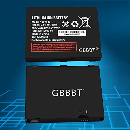 Gbbbt W-10 Battery, 5040Mah 3.8V Replacement Battery For Netgear Mr1100 At&T Nighthawk M1 Lte Mobile Hotspot Router Netgear 308-10019-01 W-10 W-10A (Pack Of 2) #TOP7