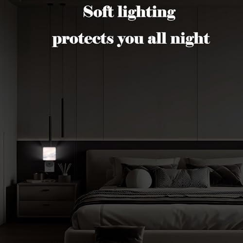 Image of Mountain and River Night Light,Plug Into Wall with Dusk to Dawn Light Sensors, Warm Nightlights for Bedroom, Bathroom, Hallway, Kitchen, Gifts Ideal for Boys Girls Women Men