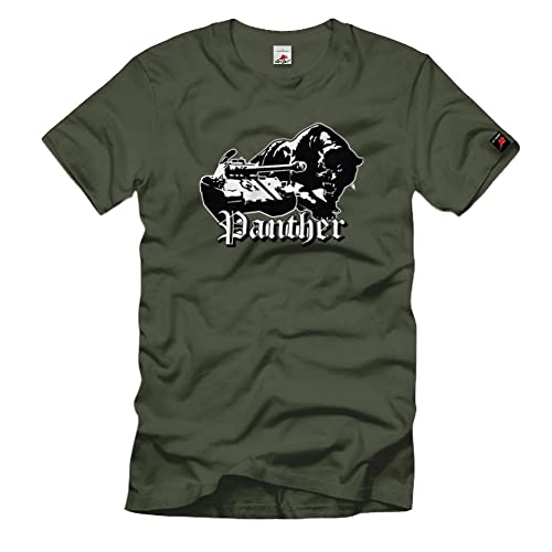 T-shirt de combat de char Panther vert militaire en taille 3XL #1002