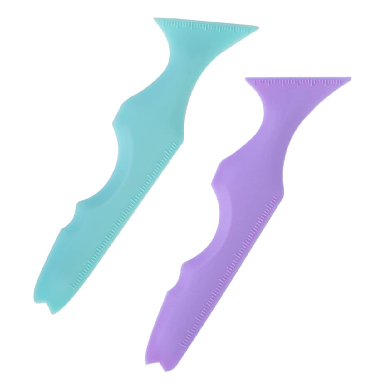 Healeved 10pièces Outils De Maquillage Silicone Pour Eyeliner Stencil à Et Applicateur De Mascara Accessoire Pratique Pour Maquillage Parfait
