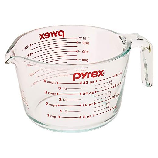 Pyrex Glass Measuring Cup 4 Cup (32 Oz) Glass