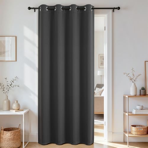 Joydeco Rideaux de Porte, Portes de Placard, Rideaux de Placard pour Chambre à Coucher, Porte de Placard, durabilité de Porte pour Portes de Chambre/pièce...