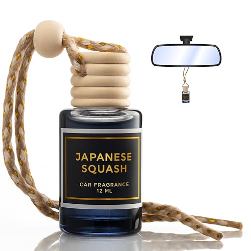 Image of Inspired by Popular Squash Scent - Long Lasting Car Freshener - Lasts up to 60 days - Japanese Squash (Light Citrus Refreshing Scent) - A+ Scents Car Hanging Diffuser