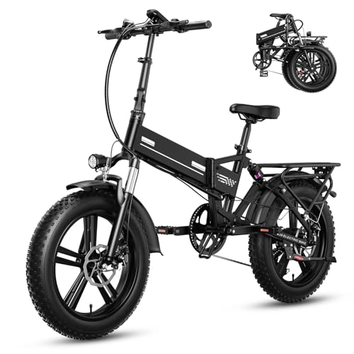 HiQiS Bicicletta Elettrica Adulti, 48V 17.5AH/15AH Batteria...